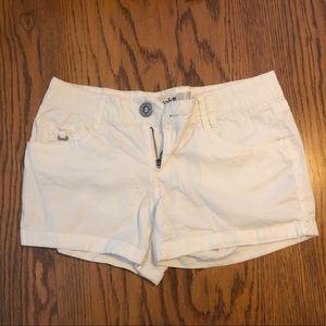 Jolt White Shorts